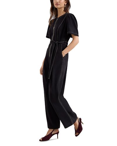 Phase Eight Phase Eight Alix Contrast Stitch Waist Tie Jumpsuit
