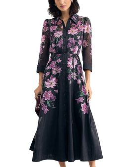 Phase Eight Phase Eight Anabelle Printed Midi Shirt Dress