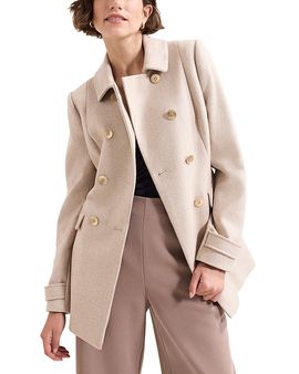 Phase Eight Phase Eight Aurelie Wool Blend Peacoat