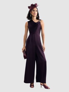 Phase Eight Phase Eight Avril Asymmetric Neck Wide-Leg Jumpsuit