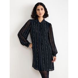 Phase Eight Phase Eight Candice Long Sheer-Sleeve Dress
