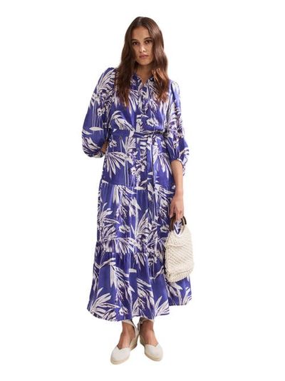 Phase Eight Phase Eight Coralie Print Shirt Midaxi Dress