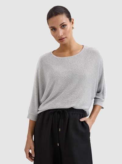 Phase Eight Phase Eight Cristine Metallic Knitted Jumper