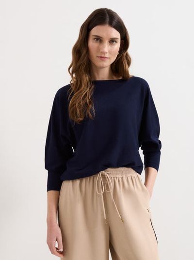 Phase Eight Phase Eight Cristine Slash-Neck Knitted Jumper