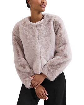 Phase Eight Phase Eight Crystal Faux Fur Coat
