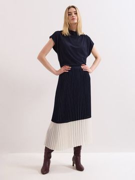 Phase Eight Phase Eight Eleanor Pleated Midi Skirt