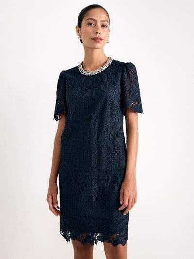 Phase Eight Phase Eight Eloise Embellished Lace Mini Dress