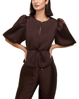 Phase Eight Phase Eight Ivy Satin Puff Sleeve Jacket