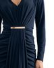 Phase Eight Phase Eight Katharine Long Sleeve Draped Hardware Maxi Dress - 6