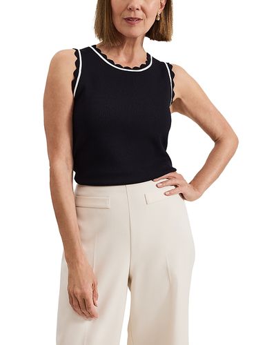 Phase Eight Phase Eight Liz Scalloped Edge Tank Top