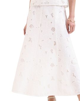 Phase Eight Phase Eight Marina Seamed Lace Midi Skirt