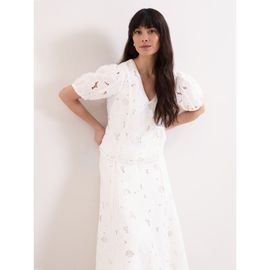Phase Eight Phase Eight Marina V-Neck Lace Blouse