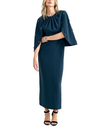 Phase Eight Phase Eight Michelle Jewelled Cape Maxi Dress