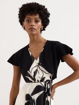 Phase Eight Phase Eight Myra Cropped Fluted Sleeve Cardigan