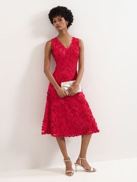 Phase Eight Phase Eight Paloma Embroidered Fit Flare Dress