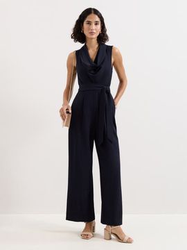 Phase Eight Phase Eight Petite Emry Cowl Neck Wide Leg Jumpsuit