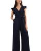 Phase Eight Phase Eight Petite Kallie V Neck Ruffled Jumpsuit - 2