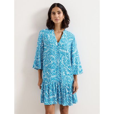 Phase Eight Phase Eight Phoebe Tiered Hem V-Neck Mini Dress