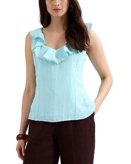 Phase Eight Phase Eight Rhona Ruffled Tank Top