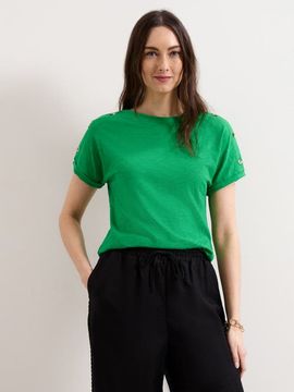 Phase Eight Phase Eight Suzie Shoulder-Button Relaxed T-Shirt