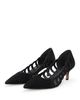Phase Eight Phase Eight Women's Cut Out Suede Pumps - 3