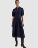 Phase Eight Phase Eight Yasmine Textured Puff Sleeve Midi Dress - 1