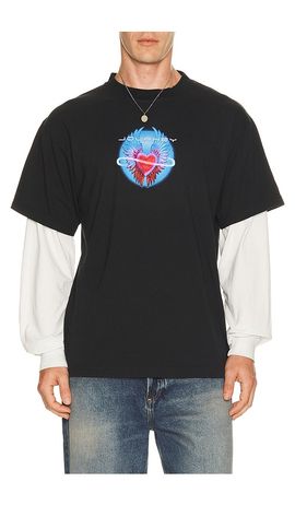 Philcos Philcos Journey Pink Heart Layered Tee