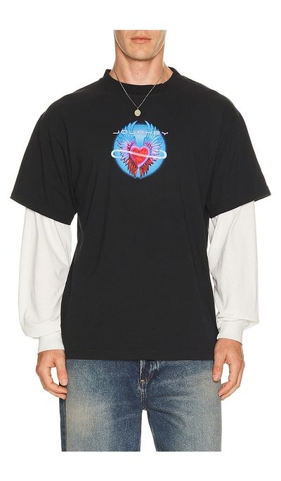 Philcos Philcos Journey Pink Heart Layered Tee