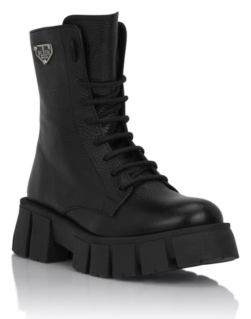 PHILIPP PLEIN PHILIPP PLEIN Army Boots Triangle Logo Women