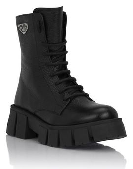 PHILIPP PLEIN PHILIPP PLEIN Army Boots Triangle Logo Women