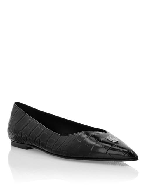 PHILIPP PLEIN PHILIPP PLEIN Asymmetric Ballerina Flats Skull Women