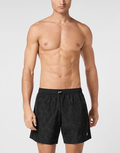 PHILIPP PLEIN PHILIPP PLEIN Beachwear Short Trousers Crystal Men