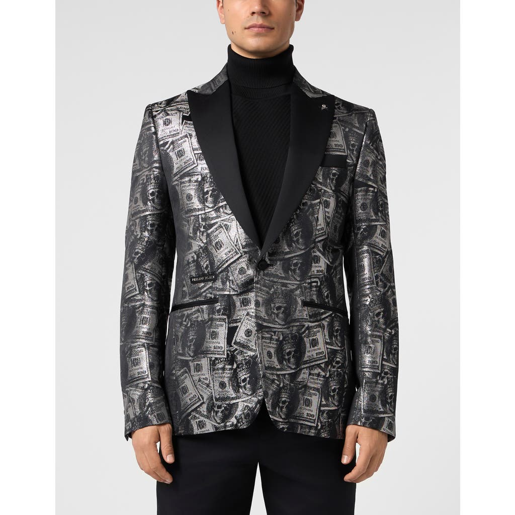 PHILIPP PLEIN PHILIPP PLEIN Blazer All-Over Plein Dollars Men