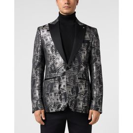 PHILIPP PLEIN PHILIPP PLEIN Blazer All-Over Plein Dollars Men