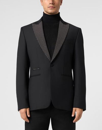 PHILIPP PLEIN PHILIPP PLEIN Blazer With Lapel Studs Men