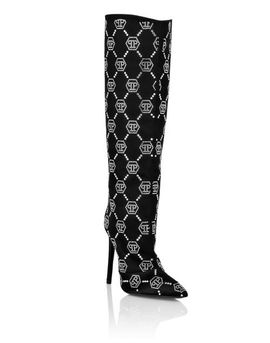 PHILIPP PLEIN PHILIPP PLEIN Boots High Heels Mid Monogram Women