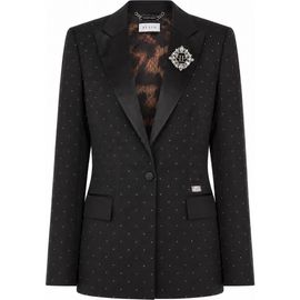 PHILIPP PLEIN PHILIPP PLEIN Boyfriend Fit Blazer Crystal Strass Women