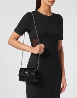 PHILIPP PLEIN PHILIPP PLEIN Clutch Croco Print Hexagon Women