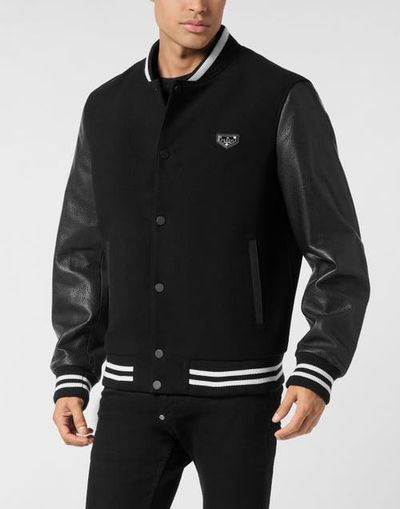 PHILIPP PLEIN PHILIPP PLEIN College Bomber Skull Stones Men