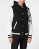 PHILIPP PLEIN PHILIPP PLEIN College Bomber With Leather Sleeves Monogram Men - 1