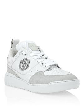 PHILIPP PLEIN PHILIPP PLEIN Croco Printed Leather Lo-Top Sneakers Men