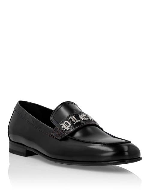 PHILIPP PLEIN PHILIPP PLEIN Croco Printed Leather Loafers Men