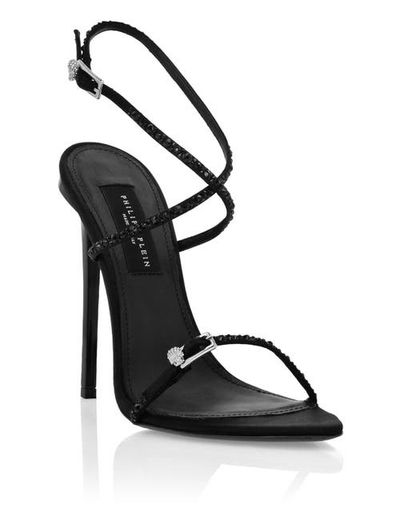 PHILIPP PLEIN PHILIPP PLEIN Crossing High Heels Sandals 12 Strass Women