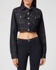 PHILIPP PLEIN PHILIPP PLEIN Denim Cropped Jacket Chains Women - 1