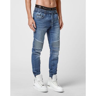 PHILIPP PLEIN PHILIPP PLEIN Denim Jogging Trousers Basic Men