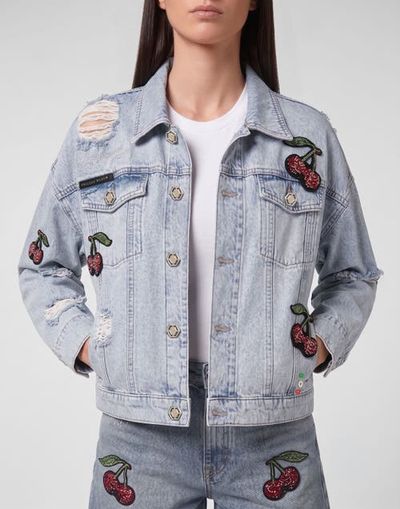 PHILIPP PLEIN PHILIPP PLEIN Denim Regular Jacket Cherrylicious Women