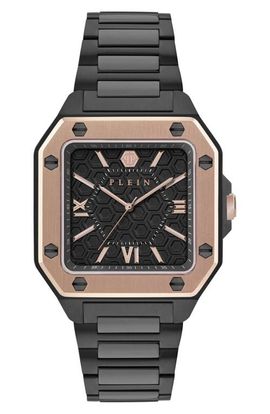 PHILIPP PLEIN PHILIPP PLEIN Edge Two-Tone Bracelet Watch, 42mm