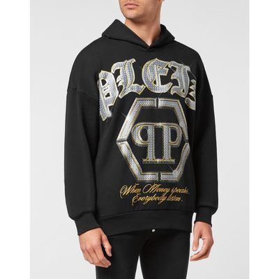 PHILIPP PLEIN PHILIPP PLEIN Hoodie Sweatshirt With Crystals Men