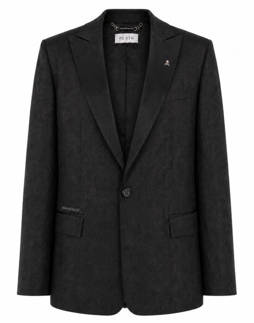 PHILIPP PLEIN PHILIPP PLEIN Jacquard Blazer Regular Fit Monogram Men