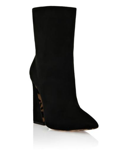 PHILIPP PLEIN PHILIPP PLEIN Jewel Skull Suede Boots Leopard Women